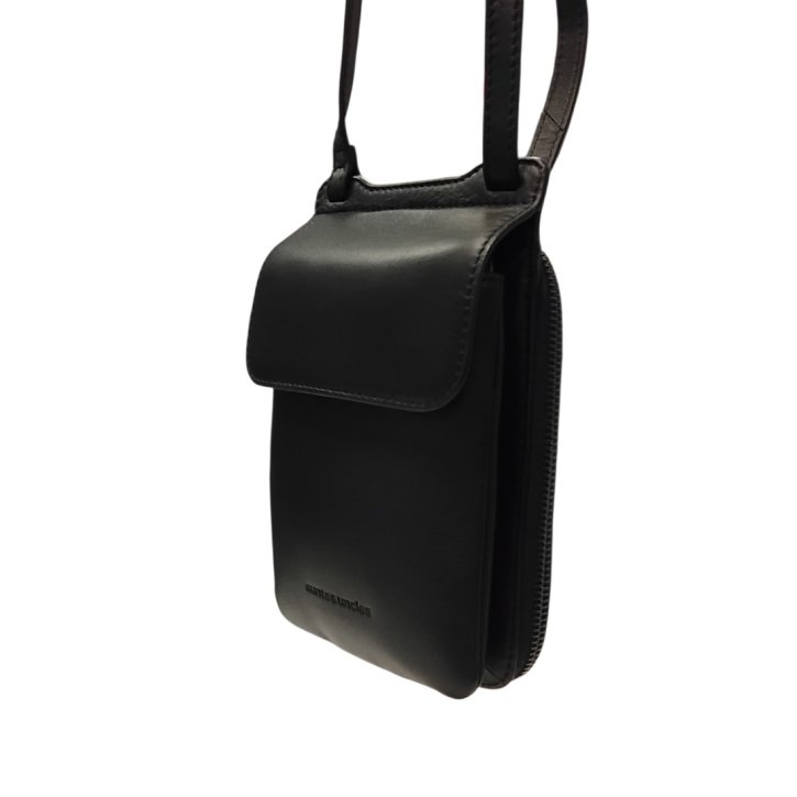 Aunts & Uncles TULIP phone bag jet black